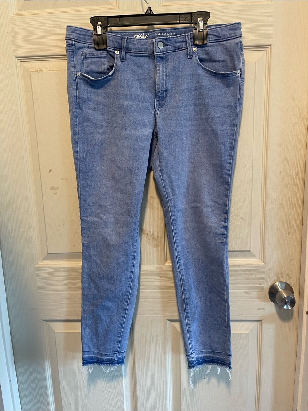 Mossimo Mid-Rise Skinny Jeans in Light Blue